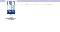 Desktop Screenshot of littlerockdermatology.com